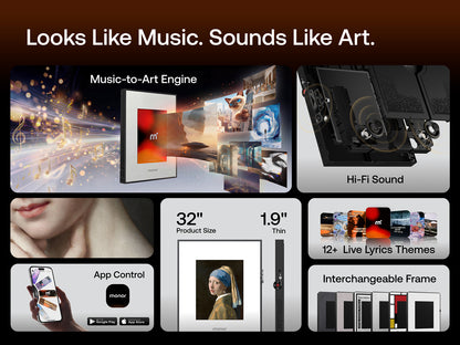 Monar Canvas Speaker: Looks like Music, Sounds like Art.