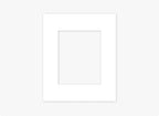 Telaio intercambiabile I Bianco minimalista