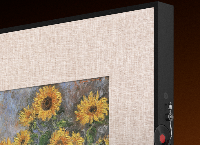 Cornice intercambiabile I Lino naturale