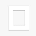 Telaio intercambiabile I Bianco minimalista