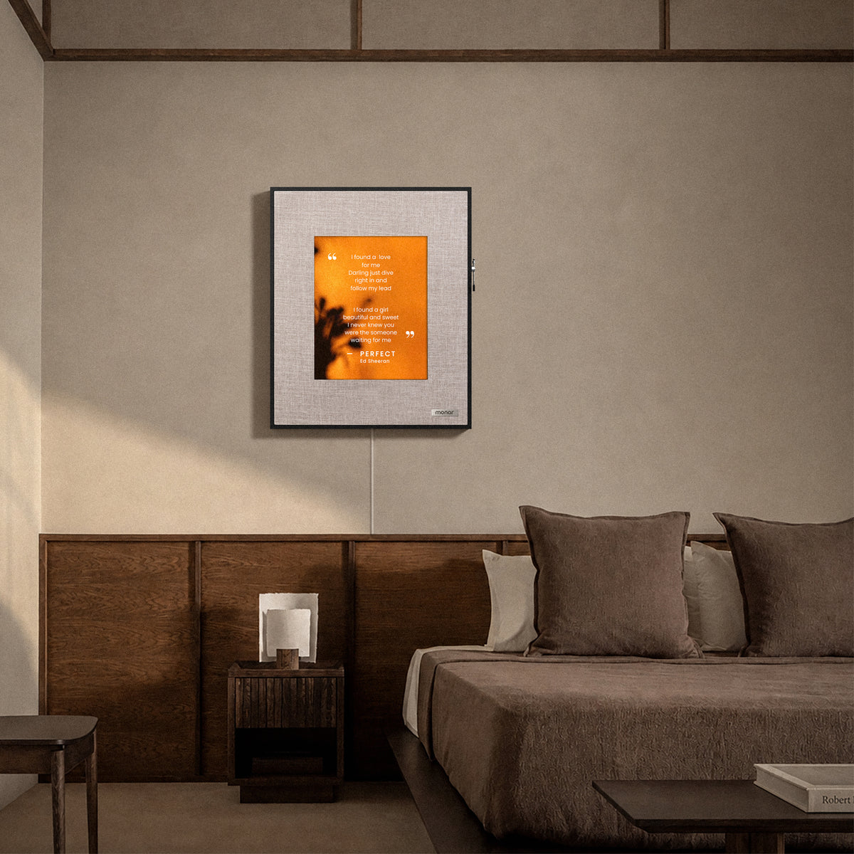 Interchangeable Frame Natural Linen